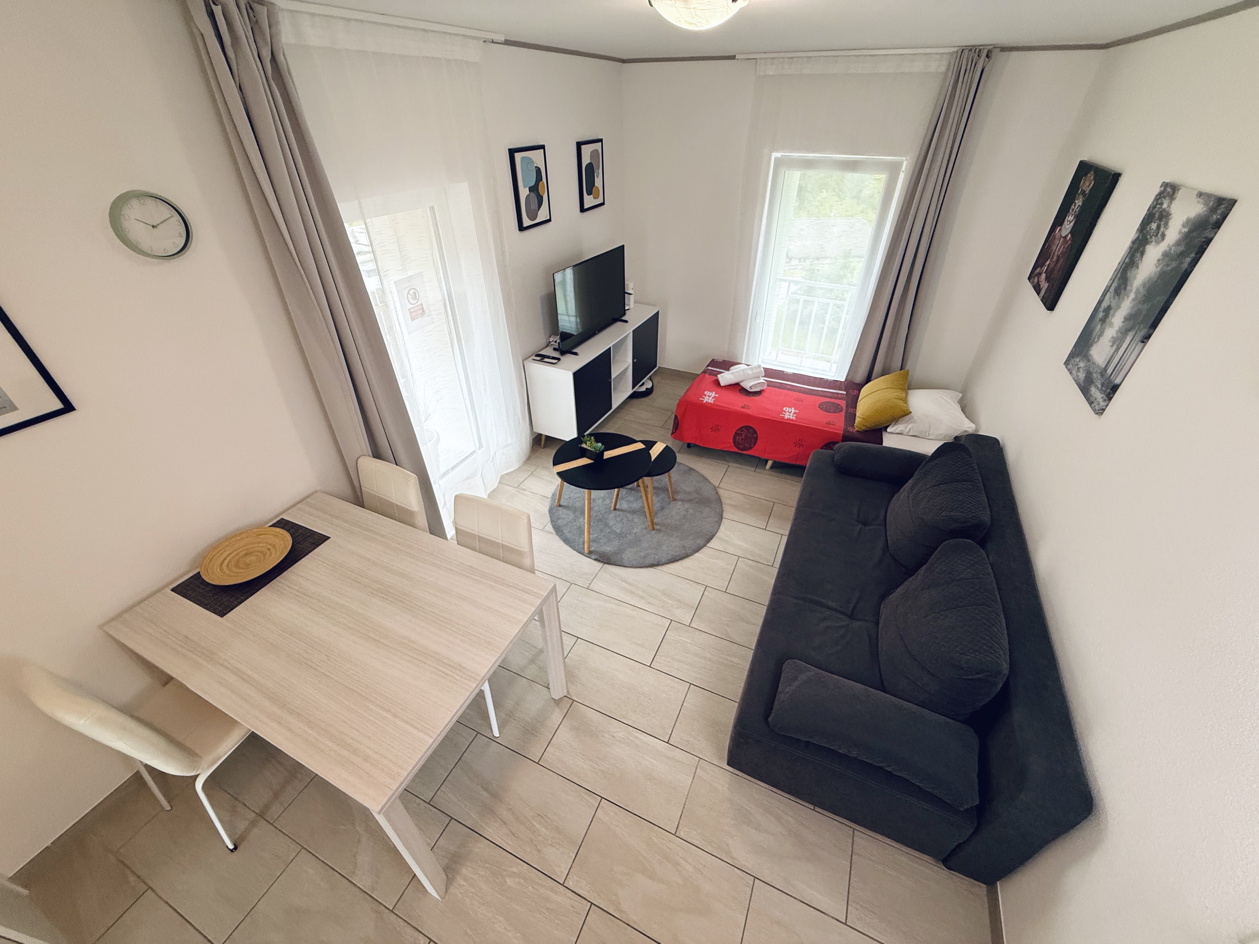Apartment Doppelzimmer mit Küche 48m²
